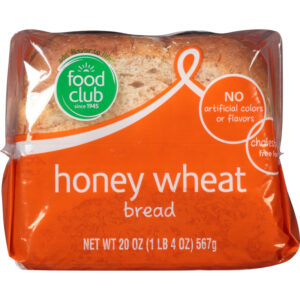 Food Club Honey Wheat Bread 20 oz