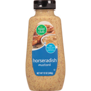 Food Club Horseradish Mustard 12 oz