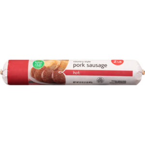 Food Club Hot Country Style Pork Sausage 32 oz