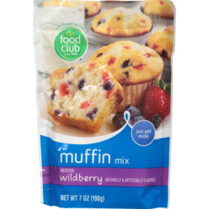 Food Club Imitation Wildberry Muffin Mix 7 oz