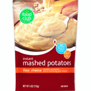 Food Club Instant Four Cheese Mashed Potatoes 4 oz