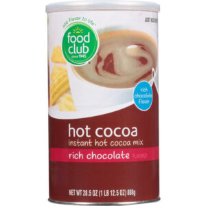 Food Club Instant Rich Chocolate Hot Cocoa Mix 28.5 oz