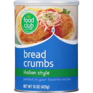 Food Club Italian Style Bread Crumbs 15 oz