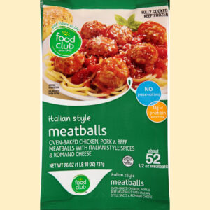 Food Club Italian Style Meatballs 26 oz