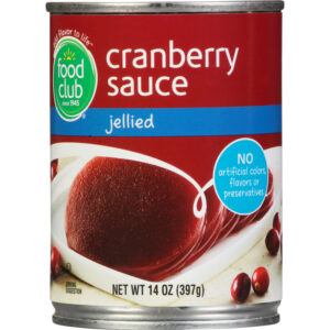 Food Club Jellied Cranberry Sauce 14 oz