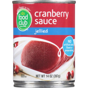 Food Club Jellied Cranberry Sauce 14 oz