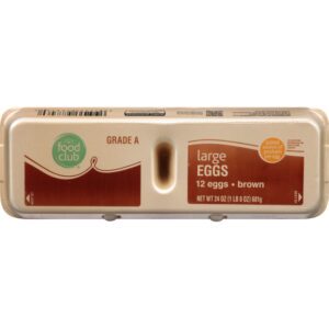 Food Club Large Brown Eggs 12 ea