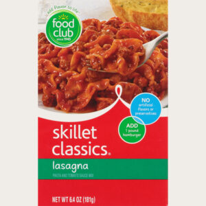 Food Club Lasagna Skillet Classics 6.4 oz