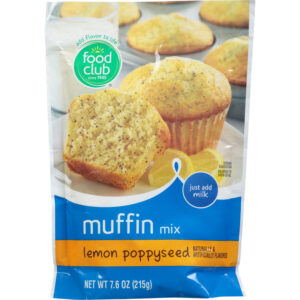 Food Club Lemon Poppyseed Muffin Mix 7.6 oz