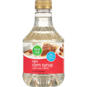 Food Club Light Corn Syrup with Real Vanilla 32 fl oz
