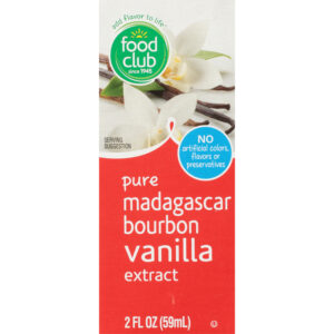 Food Club Madagascar Bourbon Pure Vanilla Extract 2 fl oz