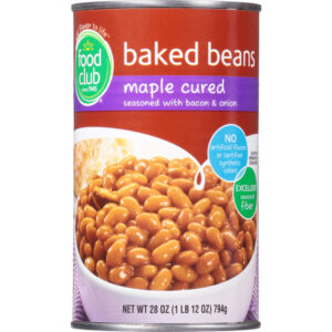 Food Club Maple Cured Baked Beans 28 oz