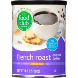 Food Club Medium-Dark Ground French Roast Coffee 10.3 oz