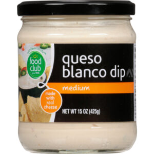 Food Club Medium Queso Blanco Dip 15 oz