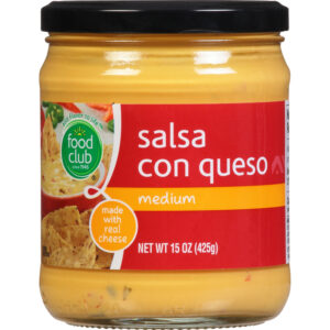 Food Club Medium Salsa Con Queso 15 oz