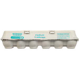 Food Club Medium White Eggs 12 ea