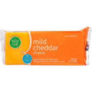 Food Club Mild Cheddar Cheese 8 oz