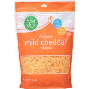 Food Club Mild Cheddar Shredded Cheese 16 oz