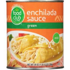 Food Club Mild Green Enchilada Sauce 28 oz
