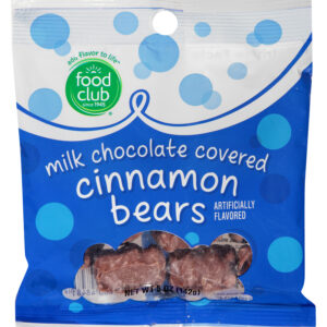 Food Club Milk Chocolate Covered Cinnamon Bears 5 oz