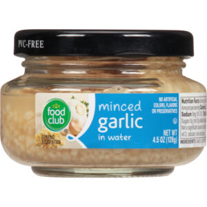 Food Club Minced Garlic in Water 4.5 oz