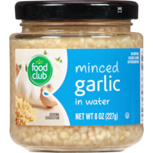 Food Club Minced Garlic in Water 8 oz