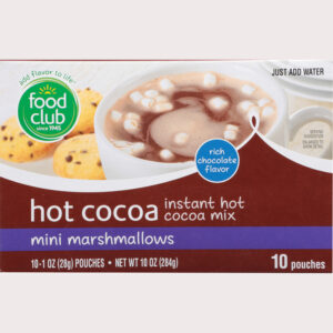Food Club Mini Marshmallows Instant Hot Cocoa 10 ea