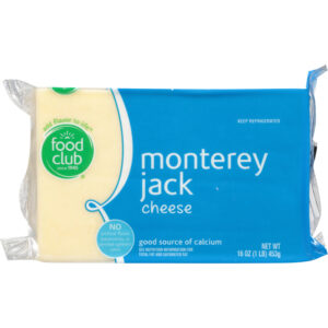Food Club Monterey Jack Cheese 16 oz