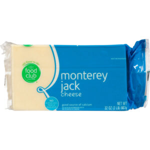 Food Club Monterey Jack Cheese 32 oz
