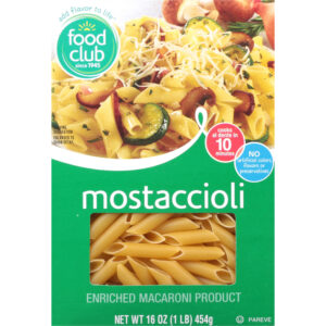 Food Club Mostaccioli 16 oz
