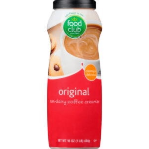 Food Club Non-Dairy Original Coffee Creamer 16 oz