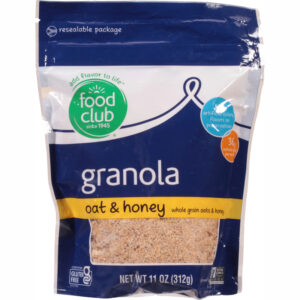 Food Club Oat & Honey Granola 11 oz