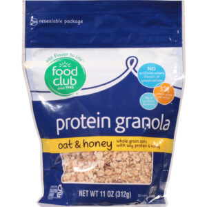 Food Club Oat & Honey Protein Granola 11 oz