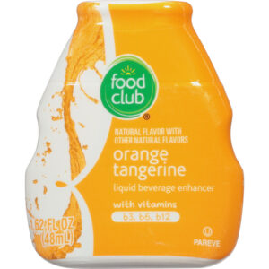 Food Club Orange Tangerine Liquid Beverage Enhancer 1.62 fl oz