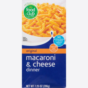 Food Club Original Macaroni & Cheese Dinner 5 Pack