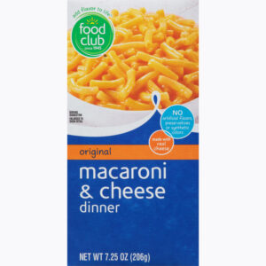 Food Club Original Macaroni & Cheese Dinner 7.25 oz