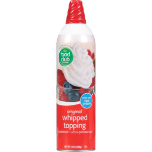 Food Club Original Whipped Topping 13 oz