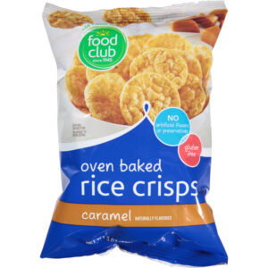 Food Club Oven Baked Caramel Rice Crisps 3 oz