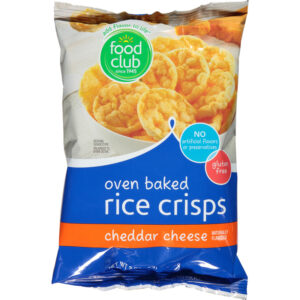 Food Club Oven Baked Cheddar Cheese Rice Crisps 3 oz
