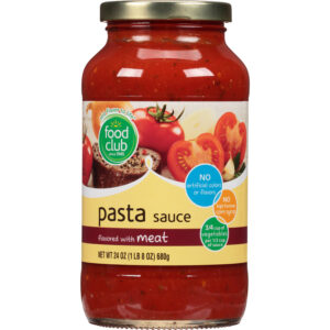 Food Club Pasta Sauce Flavored with Meat 24 oz