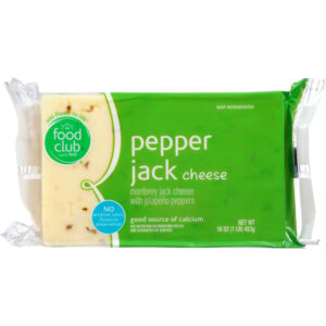 Food Club Pepper Jack Cheese 16 oz