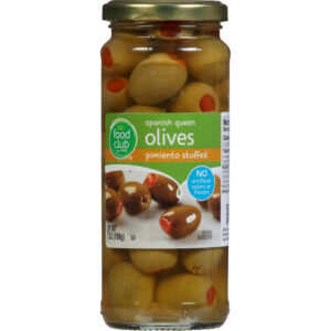Food Club Pimiento Stuffed Spanish Queen Olives 7 oz
