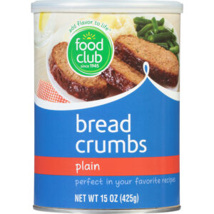 Food Club Plain Bread Crumbs 15 oz