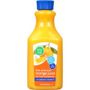 Food Club Premium Orange 100% Juice 52 fl oz