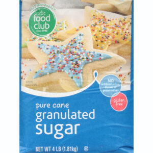 Food Club Pure Cane Granulated Sugar 4 lb