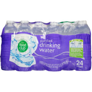 Food Club Purified Drinking Water 24 ea