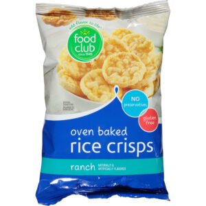 Food Club Ranch Oven Baked Rice Crisps 3 oz