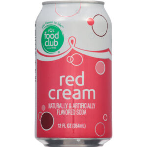 Food Club Red Cream Soda 12 fl oz