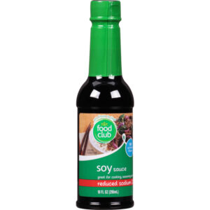 Food Club Reduced Sodium Soy Sauce 10 fl oz