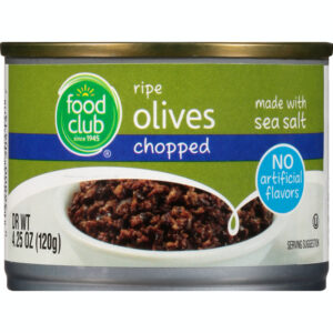 Food Club Ripe Chopped Olives 4.25 oz